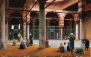 Jean Leon Gerome Interior of a Mosque  7 oil painting on canvas